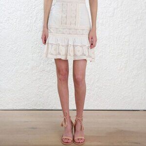 Zimmermann Prima Dot Broiderie Skirt S0 b54